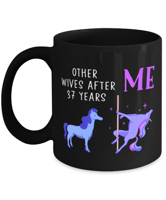 37th Anniversary Coffee Mug White Ceramic Cup