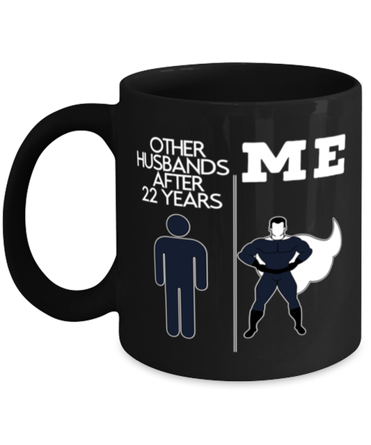 22nd Anniversary Coffee Mug White Ceramic Cup