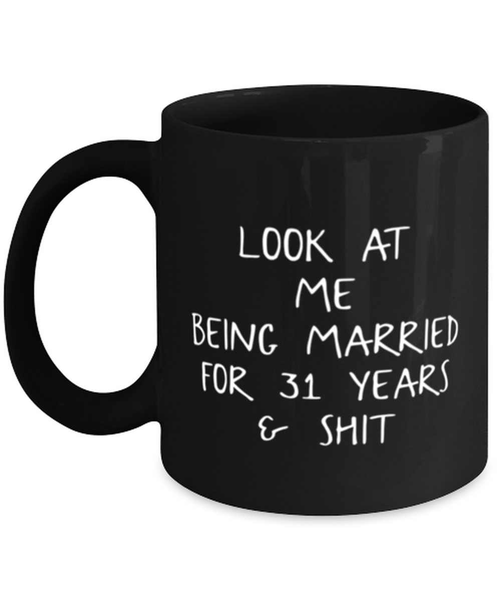 31st Anniversary Coffee Mug White Ceramic Cup