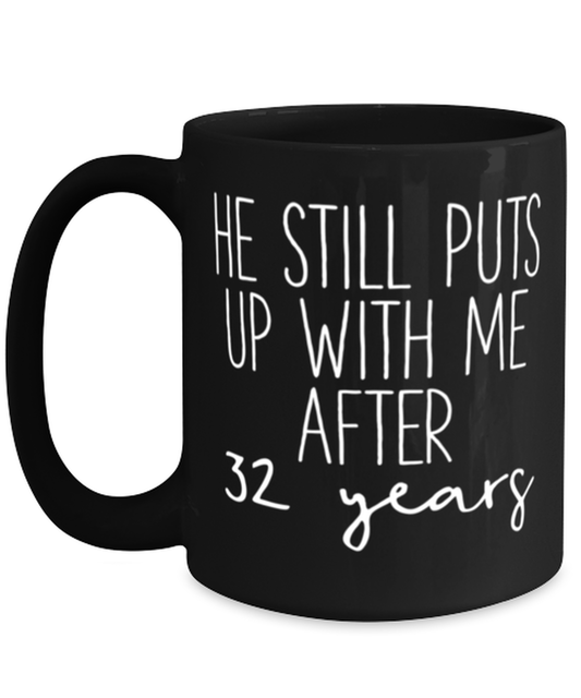 32nd Anniversary Coffee Mug Ceramic Cup