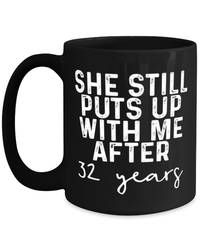 32nd Anniversary Coffee Mug Ceramic Cup