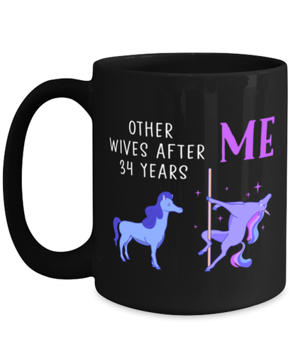 34th Anniversary Coffee Mug Ceramic Cup