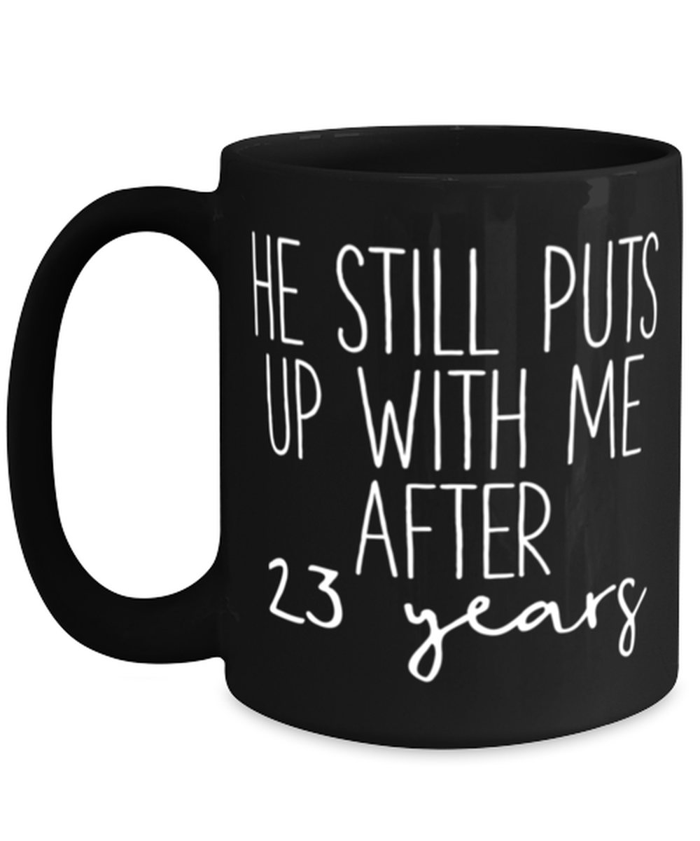 23rd Anniversary Coffee Mug Ceramic Cup