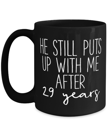 29th Anniversary Coffee Mug Ceramic Cup