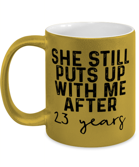 23rd Anniversary Coffee Mug Ceramic Cup