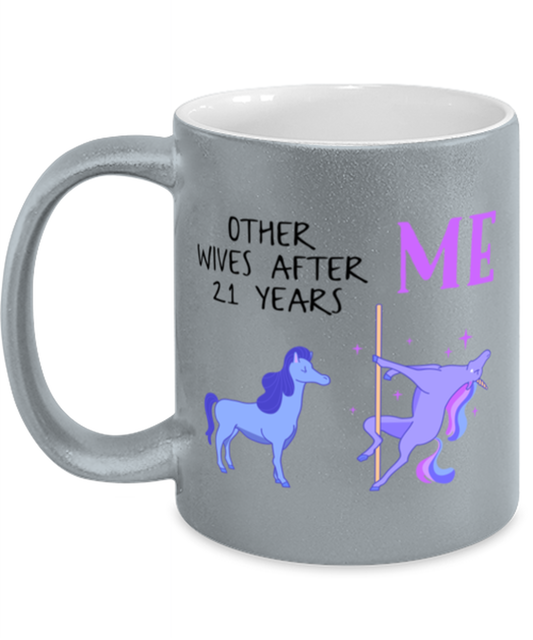 21st Anniversary Coffee Mug Ceramic Cup