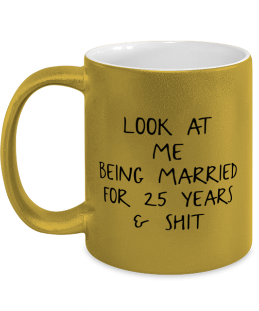 25th Anniversary Coffee Mug Ceramic Cup