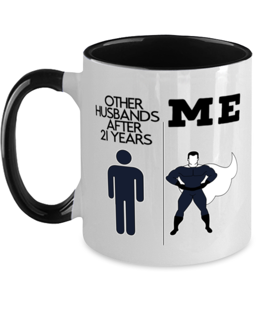 21st Anniversary Coffee Mug Ceramic Cup