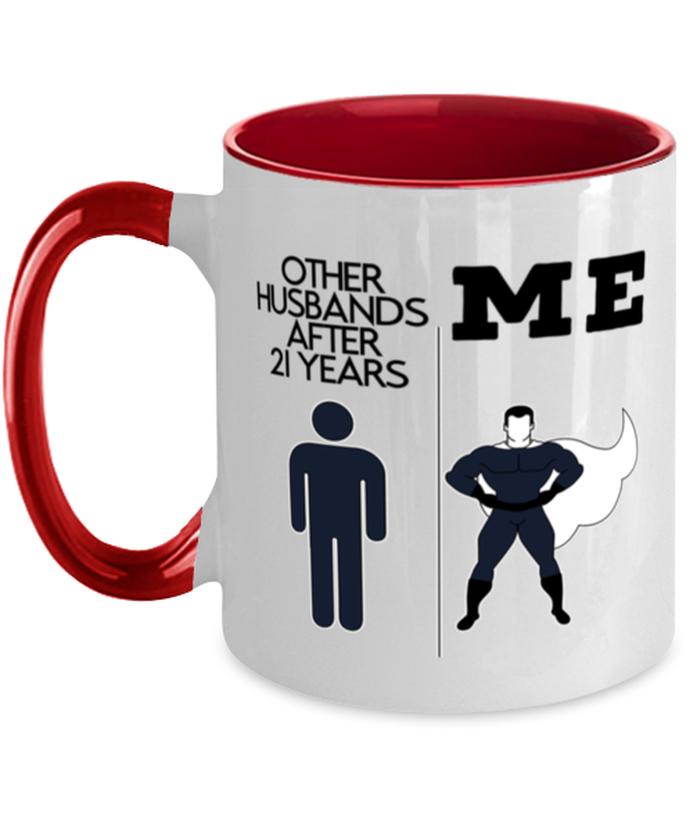 21st Anniversary Coffee Mug Ceramic Cup