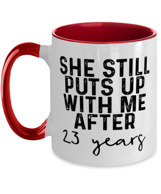 23rd Anniversary Coffee Mug Ceramic Cup