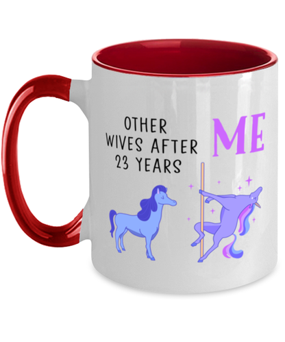 23rd Anniversary Coffee Mug Ceramic Cup