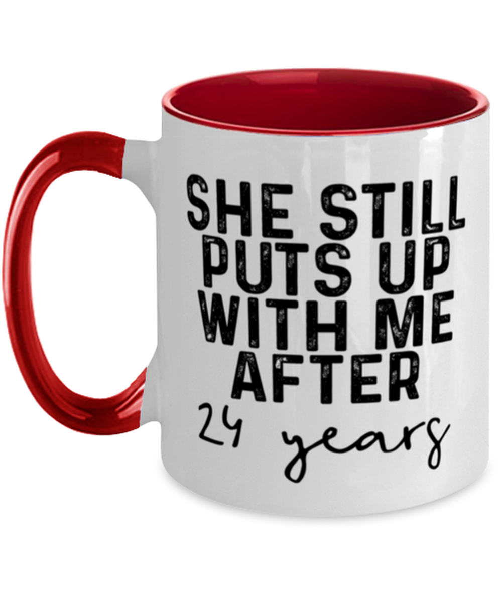 24th Anniversary Coffee Mug Ceramic Cup