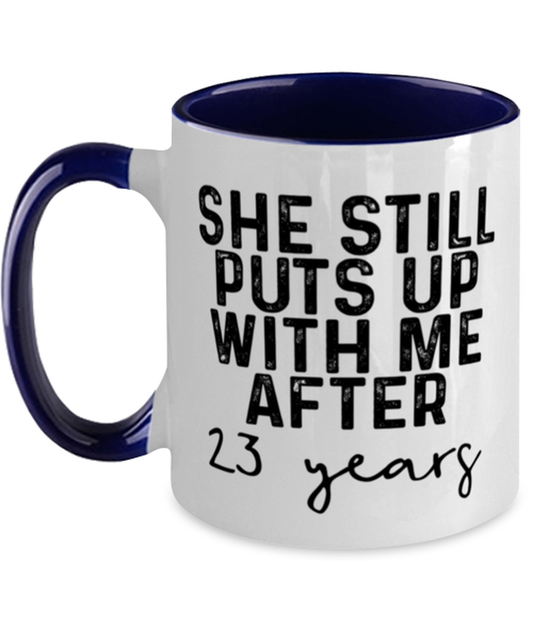 23rd Anniversary Coffee Mug Ceramic Cup