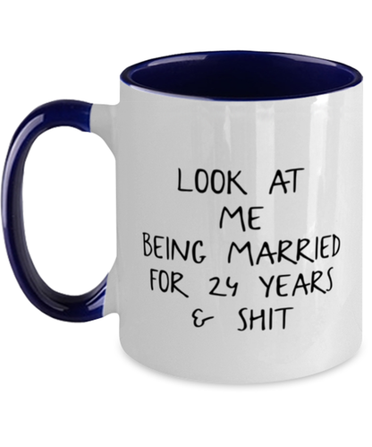 24th Anniversary Coffee Mug Ceramic Cup