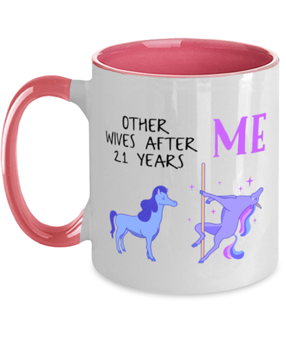 21st Anniversary Coffee Mug Ceramic Cup