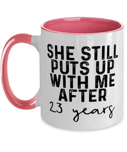 23rd Anniversary Coffee Mug Ceramic Cup