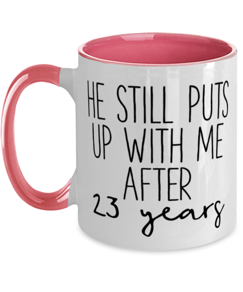 23rd Anniversary Coffee Mug Ceramic Cup