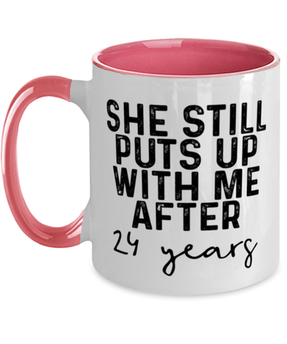 24th Anniversary Coffee Mug Ceramic Cup