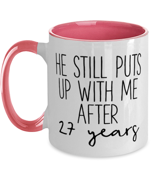 27th Anniversary Coffee Mug Ceramic Cup