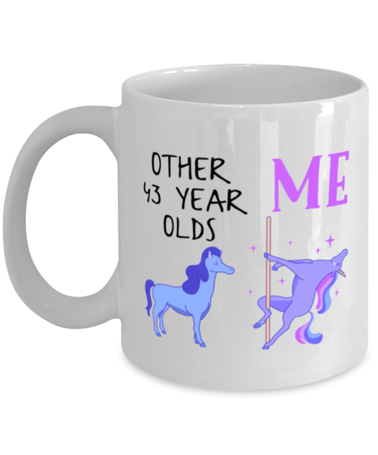 43rd Birthday Coffee Mug Ceramic Cup