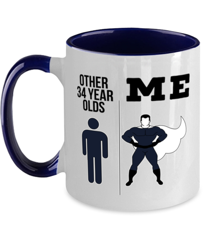 34th Birthday Coffee Mug Ceramic Cup