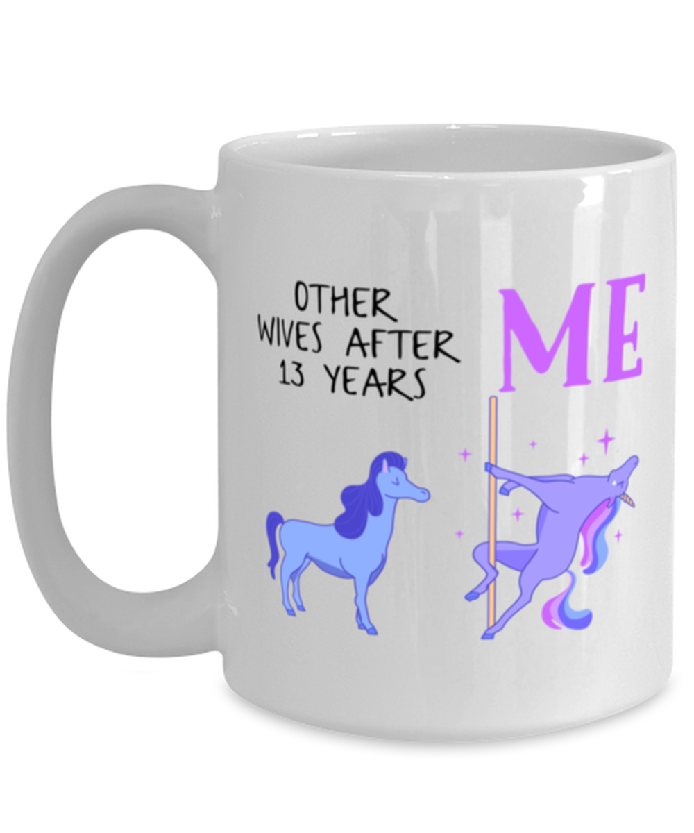 13th Anniversary Coffee Mug Ceramic Cup