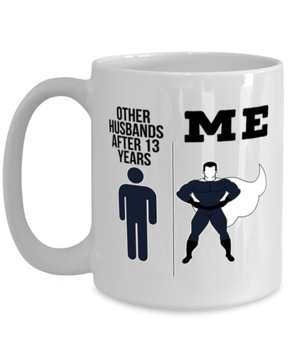 13th Anniversary Coffee Mug Ceramic Cup