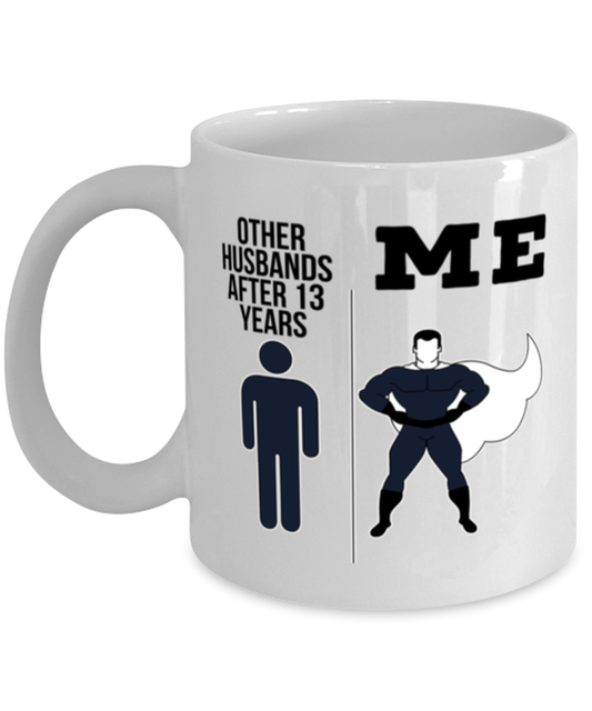 13th Anniversary Coffee Mug Ceramic Cup