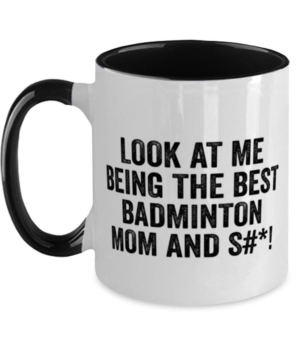 Badminton Mom Coffee Mug Ceramic Cup