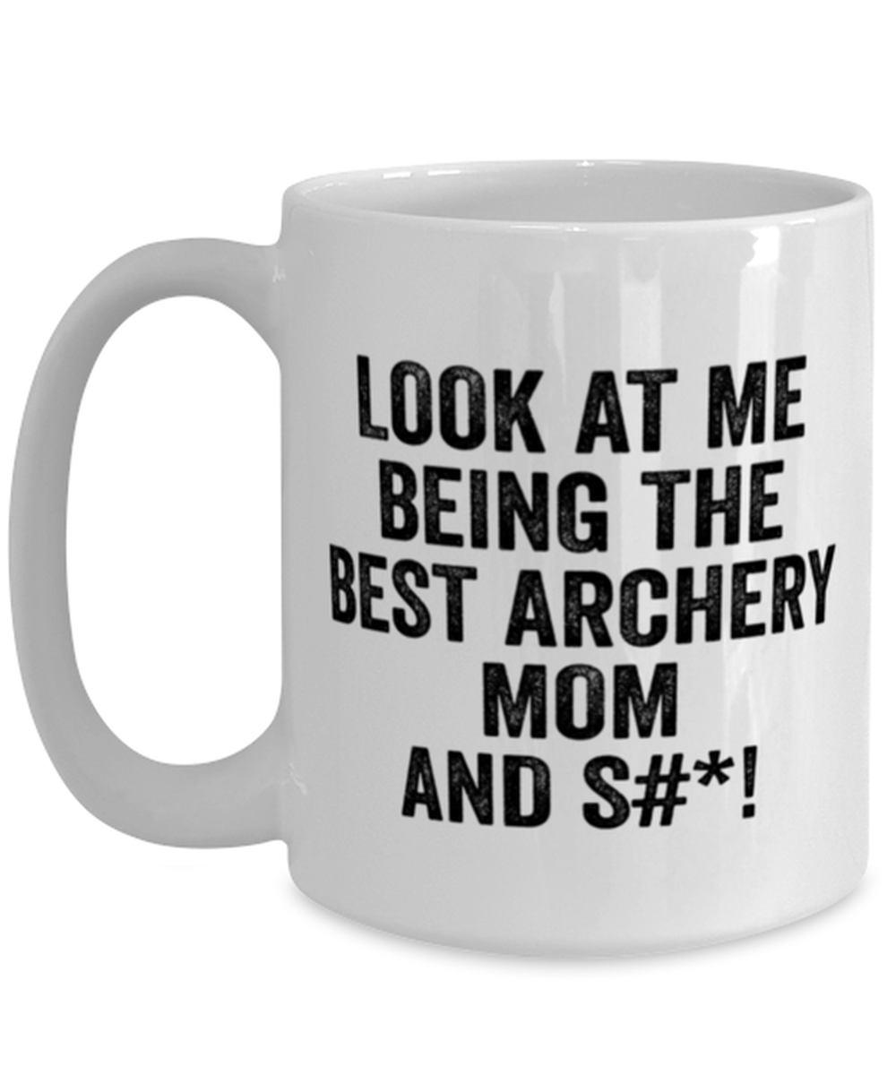 Archery Mom Coffee Mug Ceramic Cup