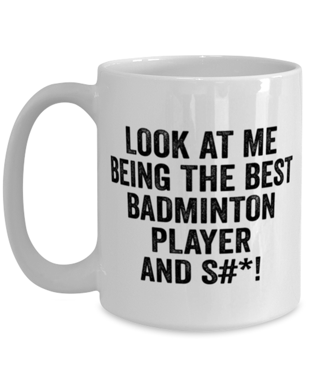 Badminton Coffee Mug Ceramic Cup