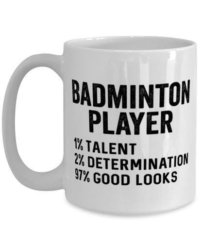 Badminton Coffee Mug Ceramic Cup