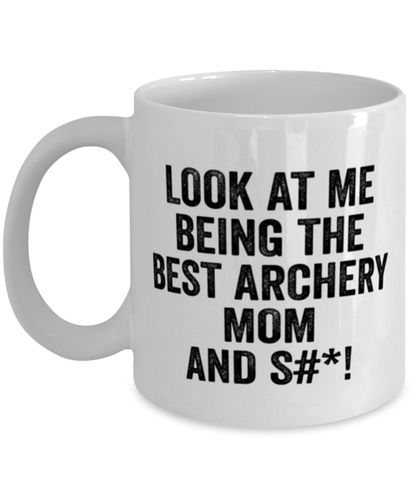 Archery Mom Coffee Mug Ceramic Cup