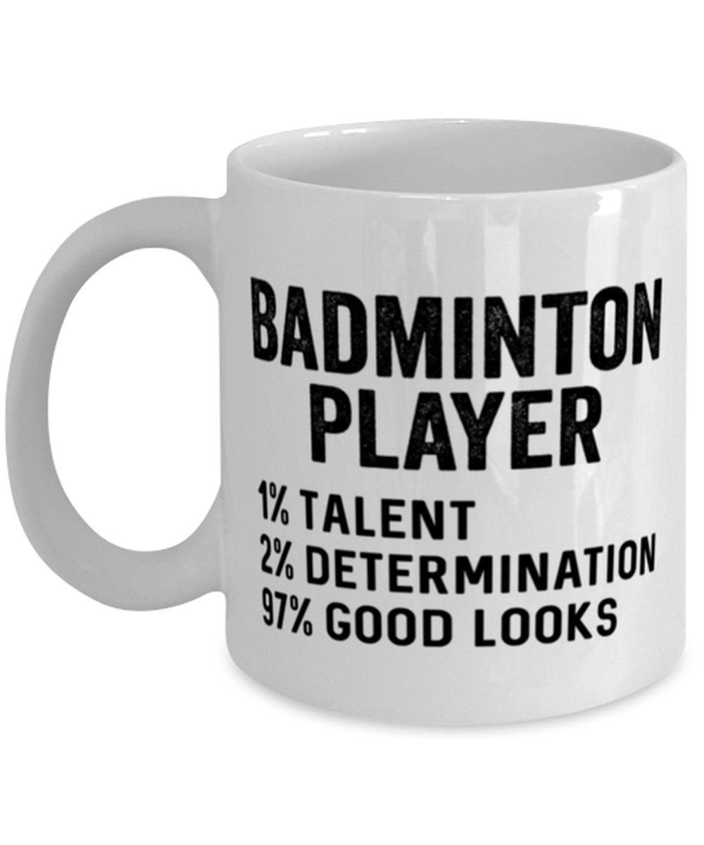 Badminton Coffee Mug Ceramic Cup