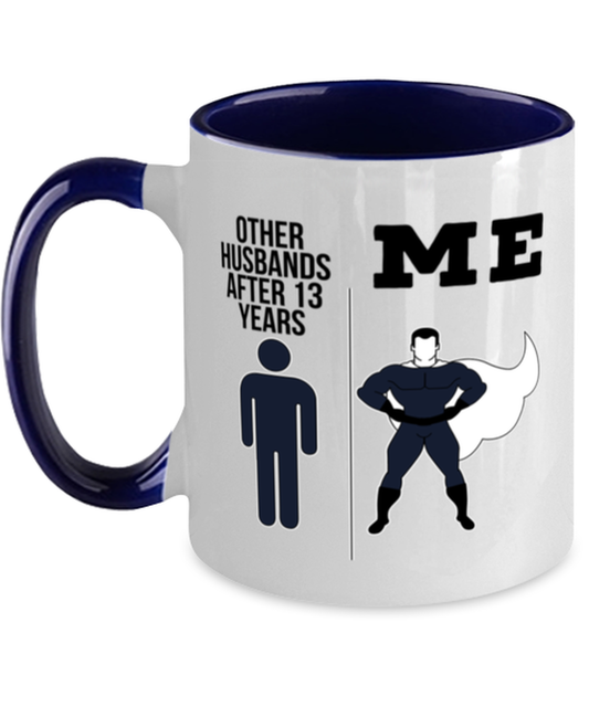 13th Anniversary Coffee Mug Ceramic Cup