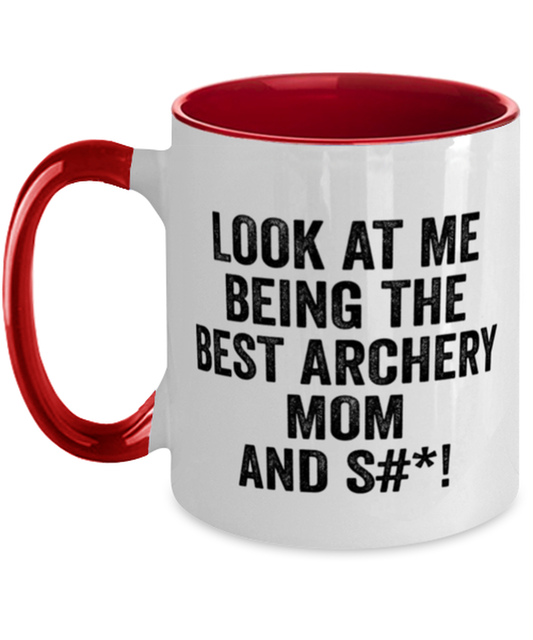 Archery Mom Coffee Mug Ceramic Cup