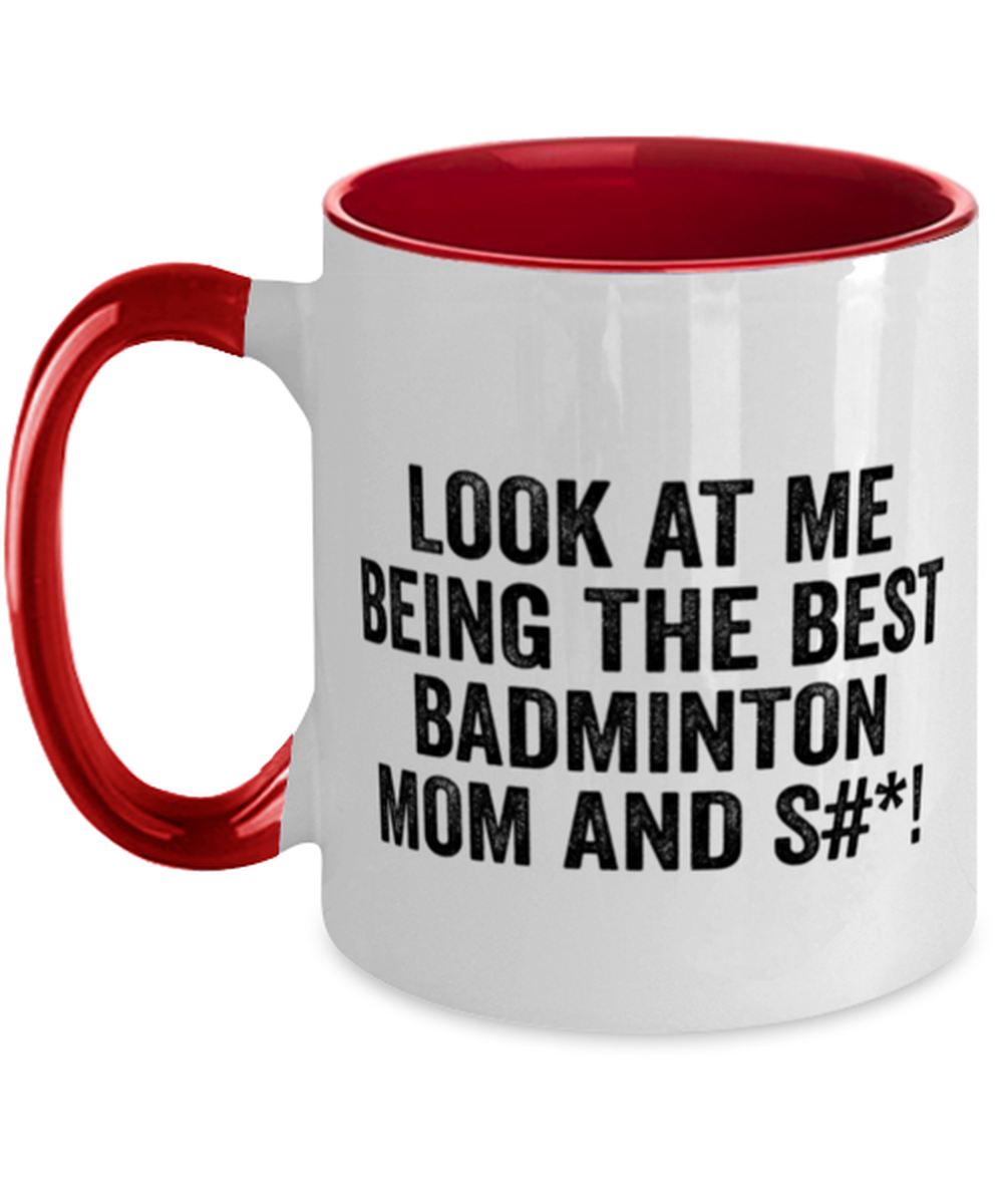 Badminton Mom Coffee Mug Ceramic Cup