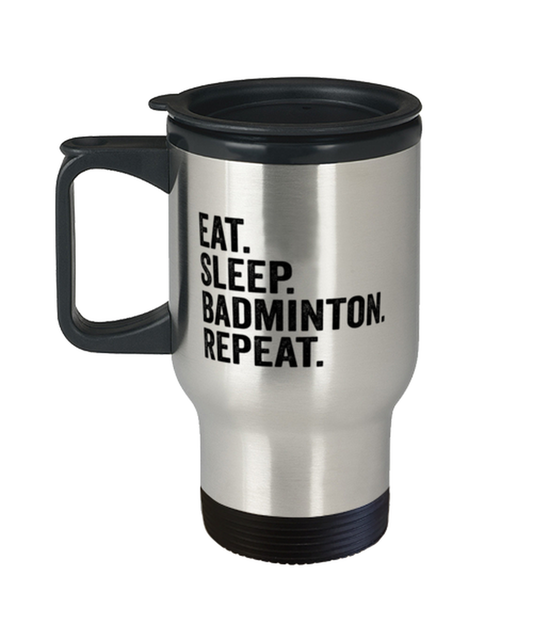 Badminton Travel Coffee Mug Tumbler Cup