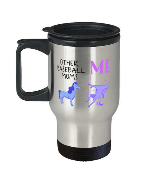 Baseball Mom Travel Coffee Mug Tumbler Cup