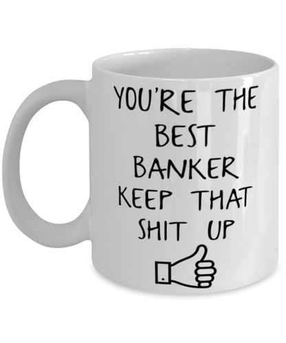 Banker Coffee Mug Ceramic Cup