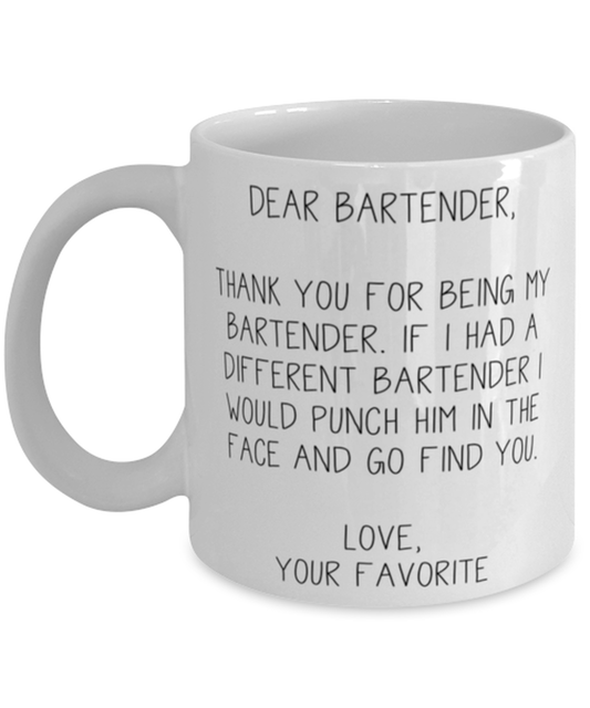 Bartender Coffee Mug Ceramic Cup