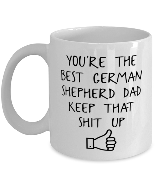 German Shepherd Dad Coffee Mug Ceramic Cup