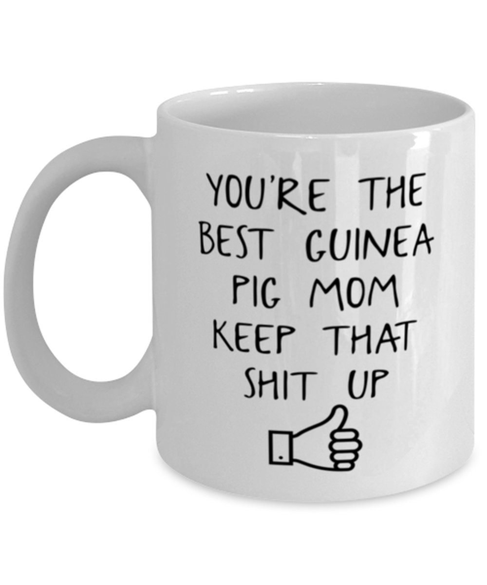 Guinea Pig Mom Coffee Mug Ceramic Cup