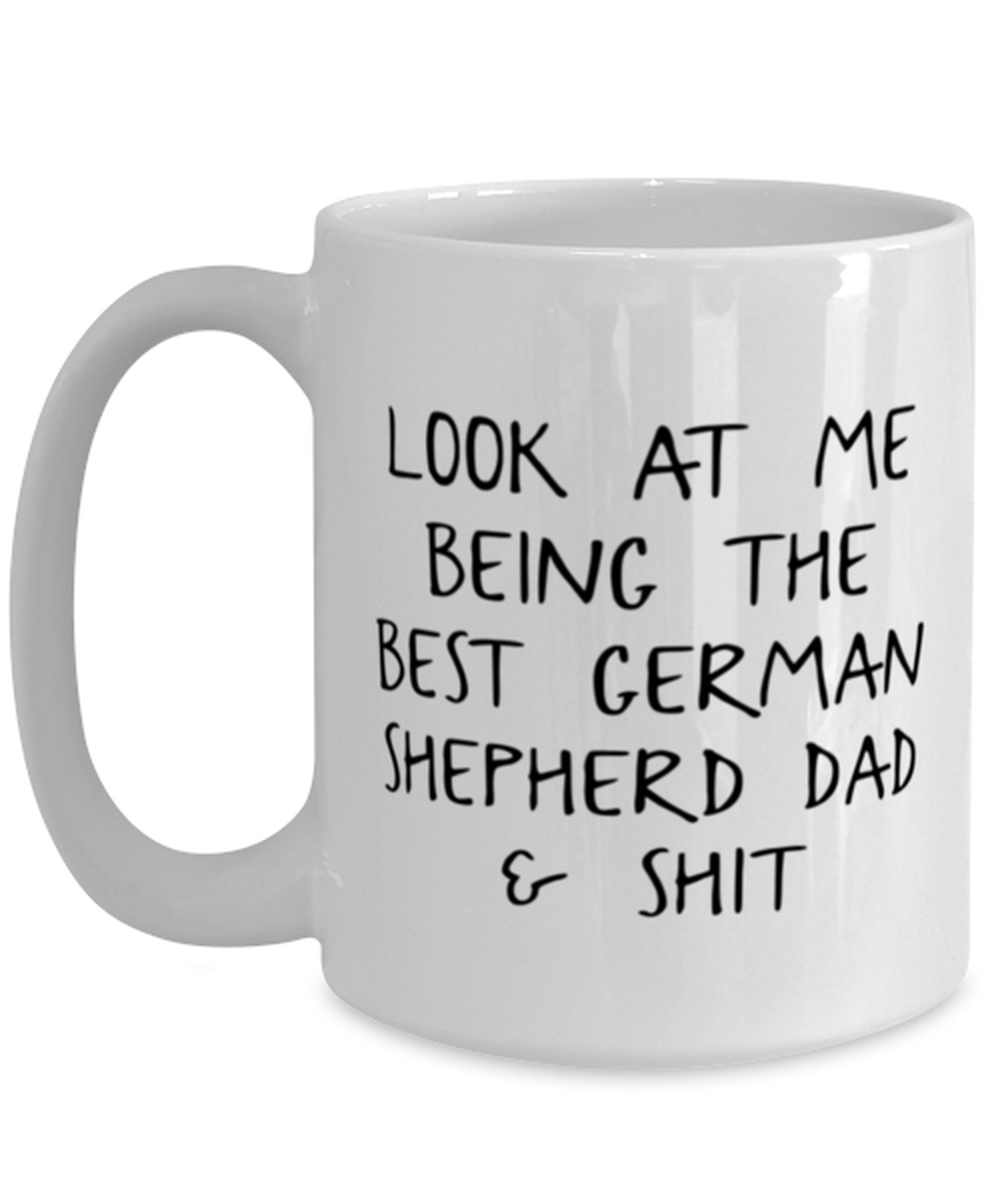 German Shepherd Dad Coffee Mug Ceramic Cup
