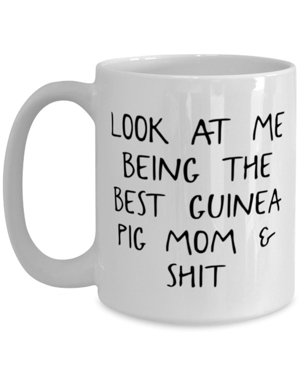 Guinea Pig Mom Coffee Mug Ceramic Cup