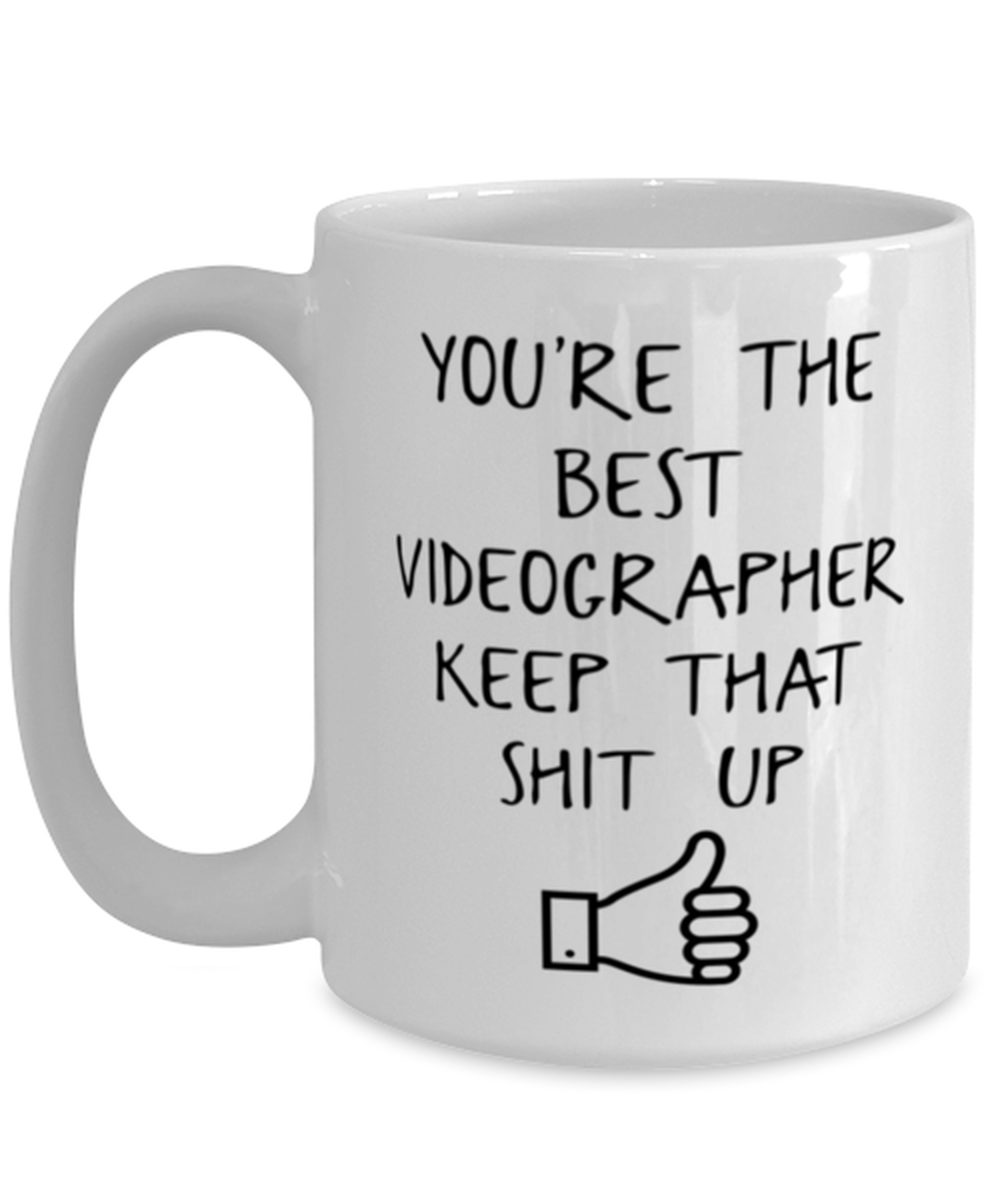 Videographer Coffee Mug Ceramic Cup