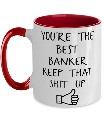 Banker Coffee Mug Ceramic Cup