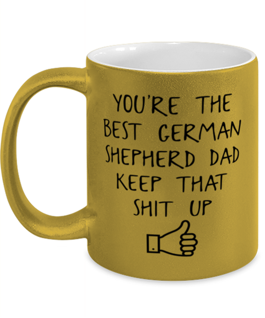 German Shepherd Dad Coffee Mug Ceramic Cup