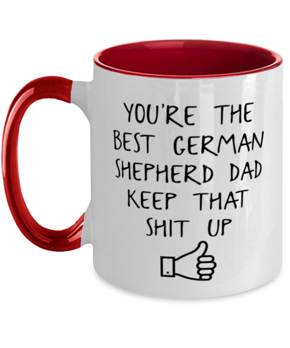 German Shepherd Dad Coffee Mug Ceramic Cup