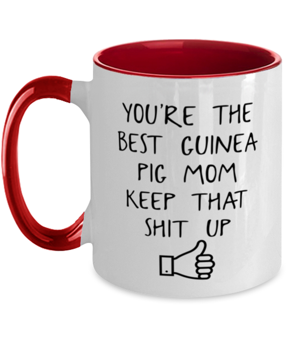 Guinea Pig Mom Coffee Mug Ceramic Cup